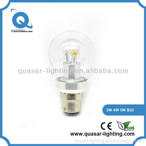 b22 led lamp bulb 3w 4w 5w e27 led bulb
